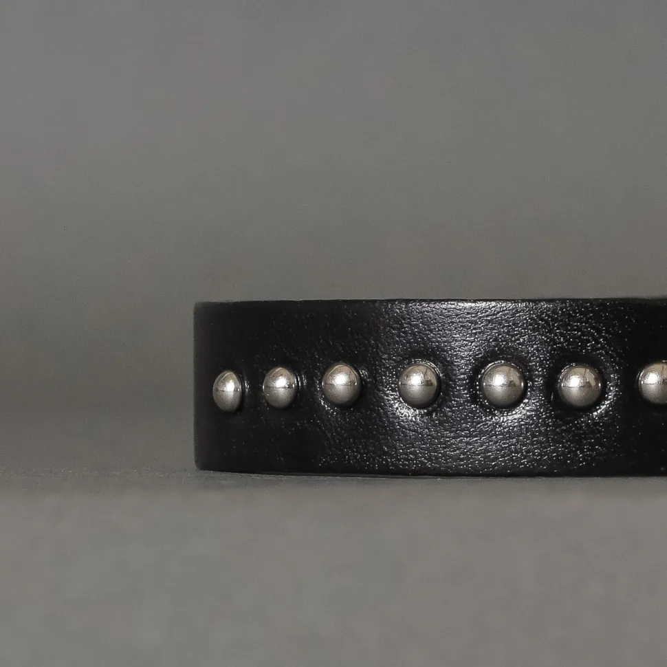 Alberto Luti Multi Stud Black New