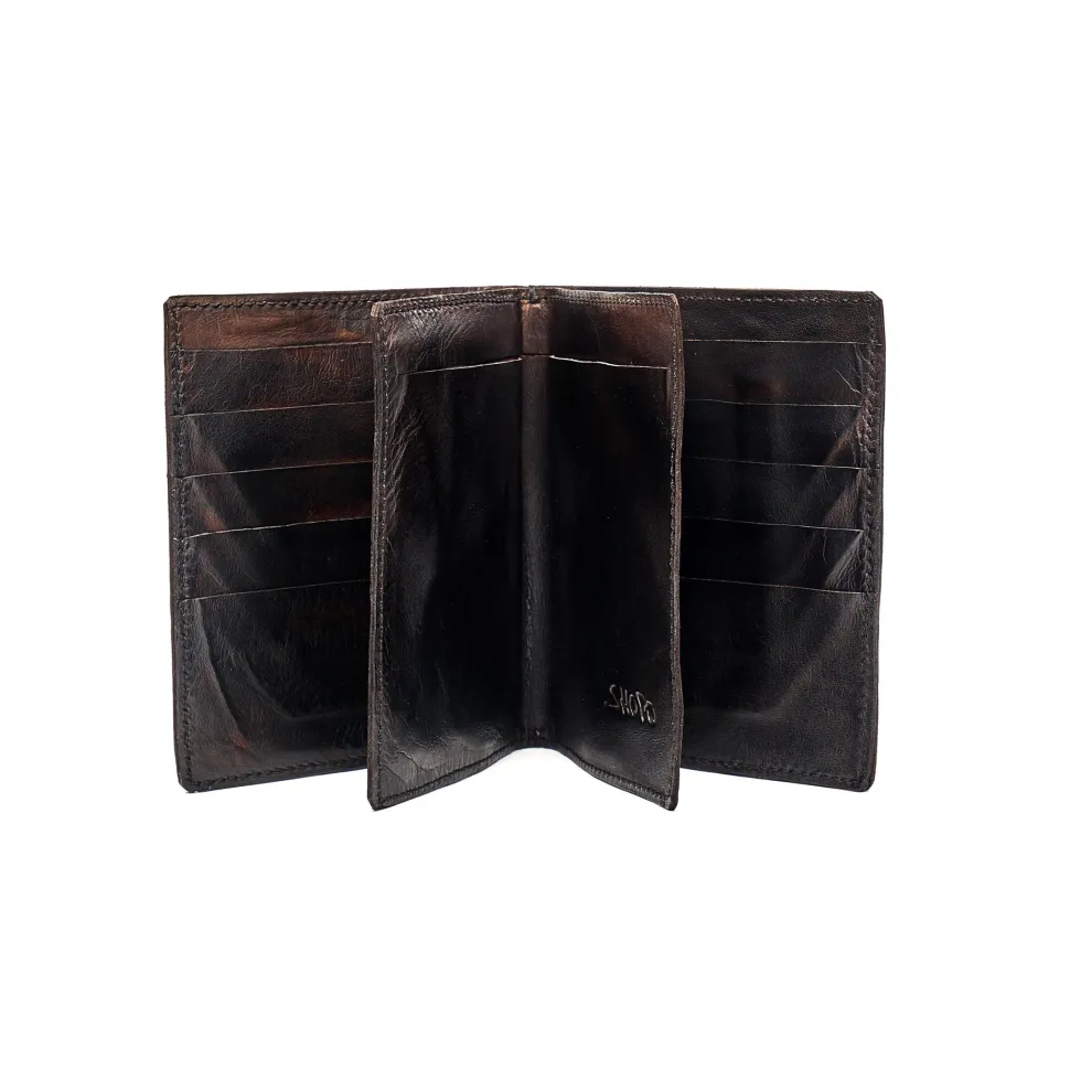 Shoto Men Wallet Brown/Black Cheap