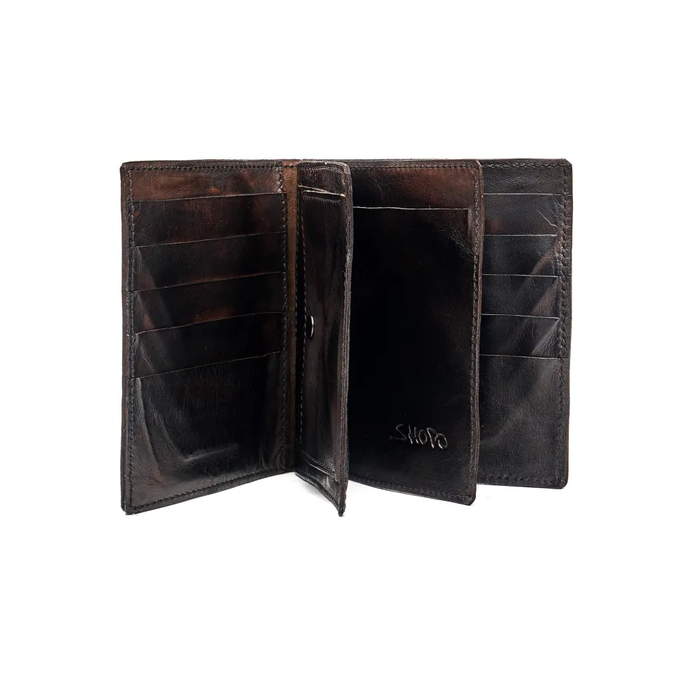 Shoto Men Wallet Brown/Black Cheap